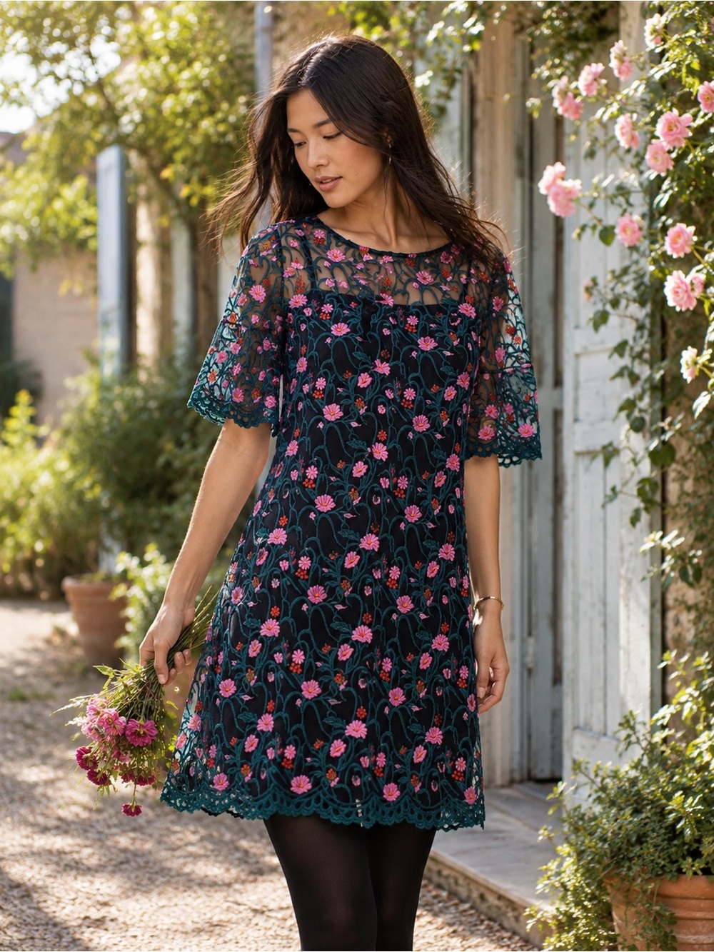 Anthropologie Moulinette Soeurs embroidered tunic or dress, S.